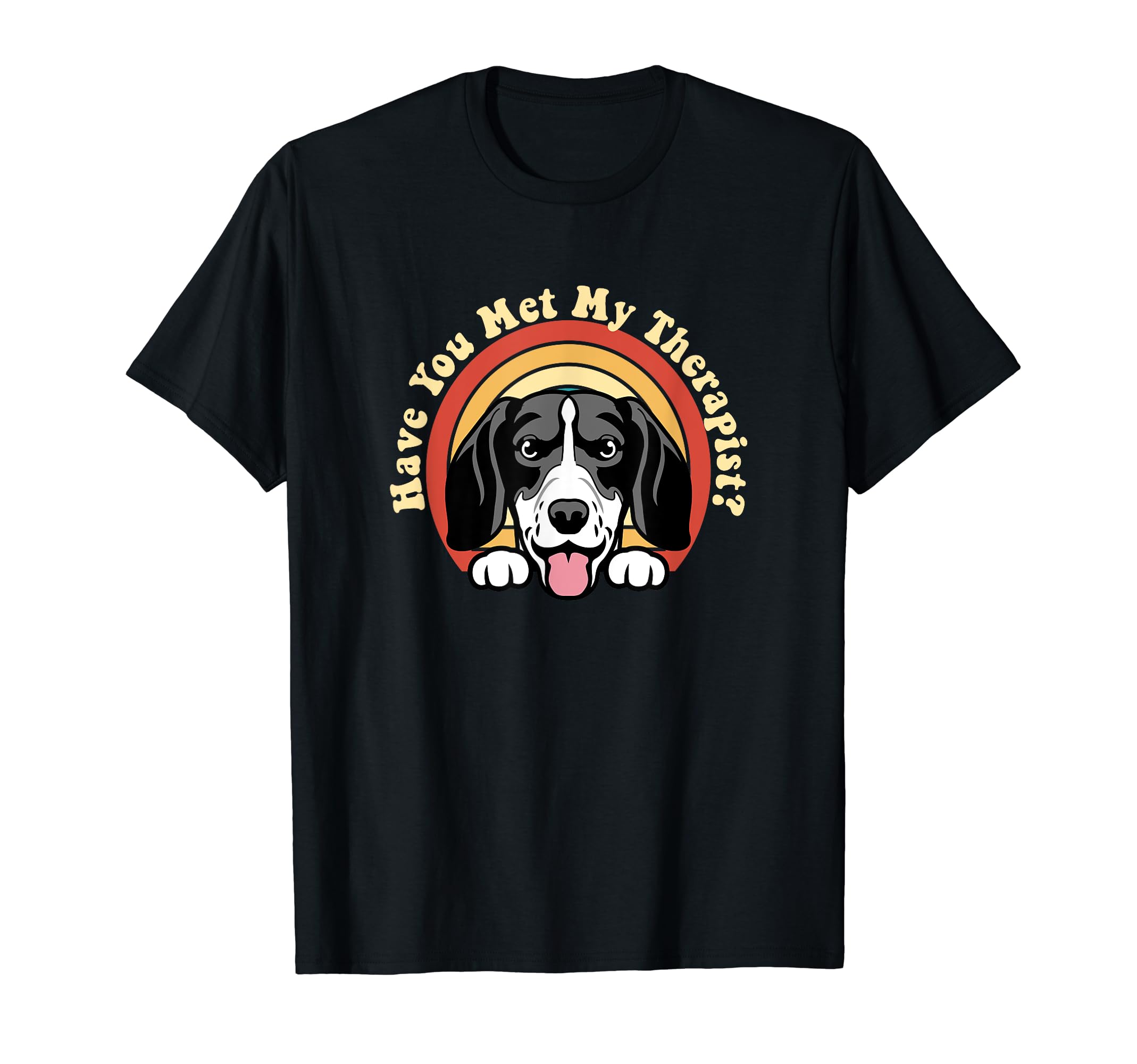 Emotional Support Therapy Dog English T-Shirt - Unique Graphic Men Women - T-Shirt, Sweatshirt, Hoodie