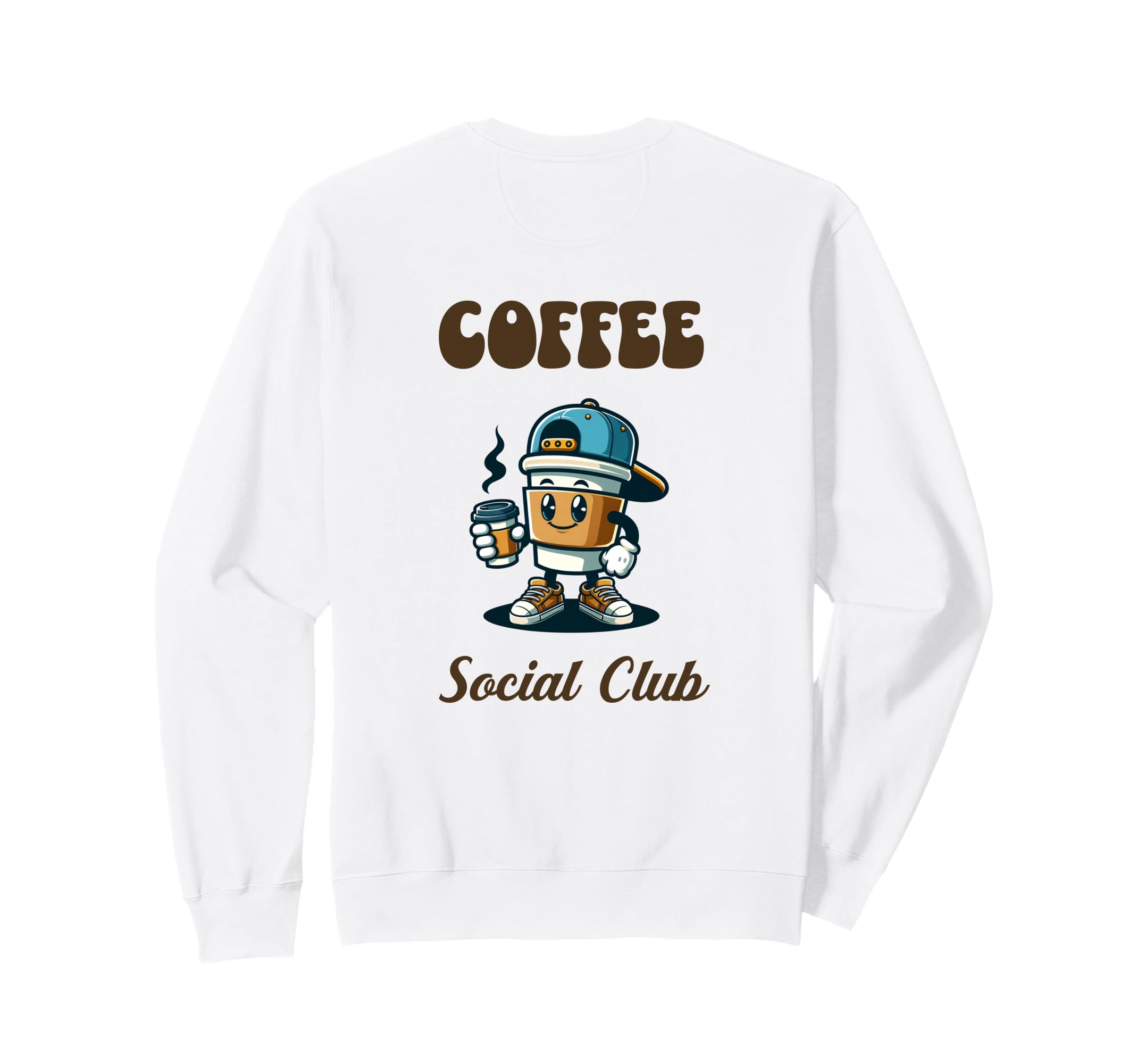 Coffee Social Club Coffee Lover Sweatshirt - Custom Art Print Unisex - T-Shirt, Sweatshirt, Hoodie