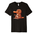 Meditation Platypus Yoga Pose Relaxing T-Shirt - Unique Graphic Unisex - T-Shirt, Sweatshirt, Hoodie