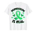Depression Is Real Depression Mental T-Shirt - Graphic Print for Adults - T-Shirt, Sweatshirt, Hoodie