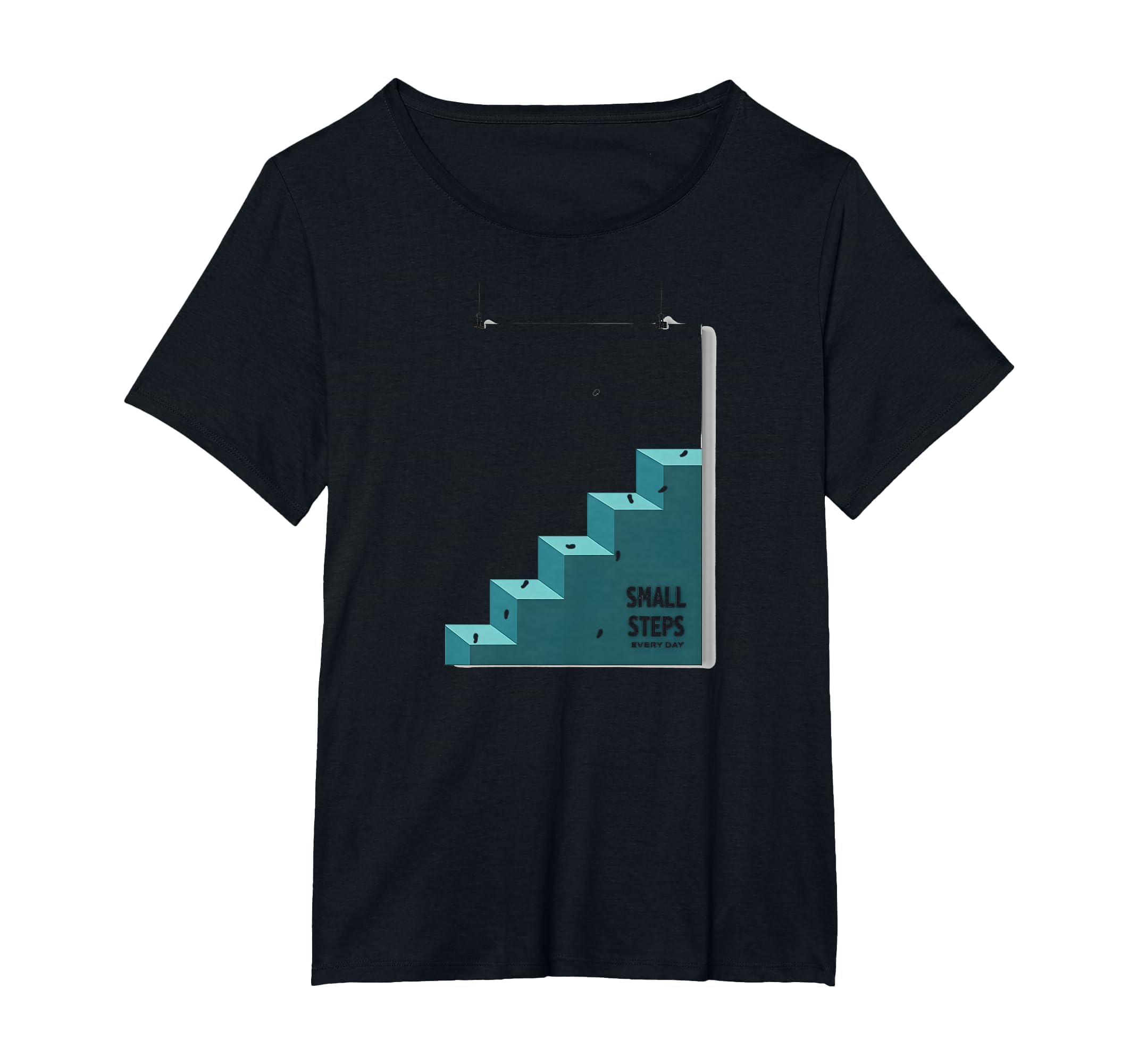 Small Steps Every Day Motivational T-Shirt - Aesthetic Graphic for Adults - T-Shirt, Sweatshirt, Hoodie