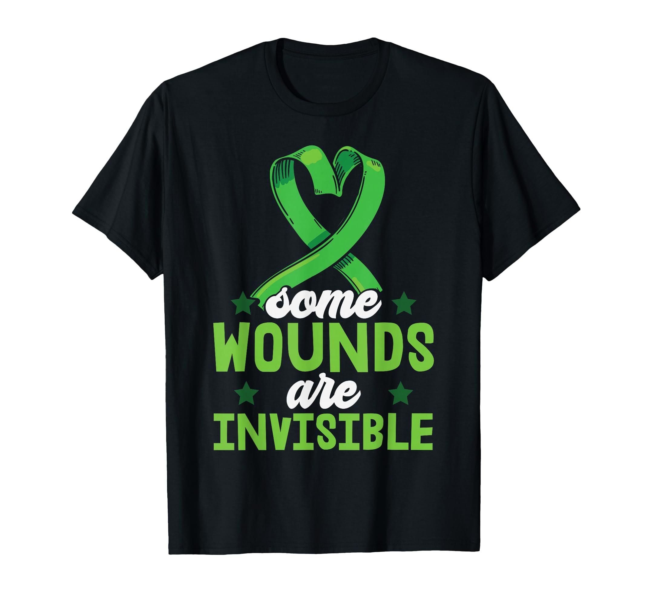 Some Wounds Are Invisible Mental T-Shirt - Casual Everyday Wear Men Women - T-Shirt, Sweatshirt, Hoodie