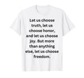 Let Us Choose Joy Let Us Choose T-Shirt - Novelty Apparel Men Women - T-Shirt, Sweatshirt, Hoodie