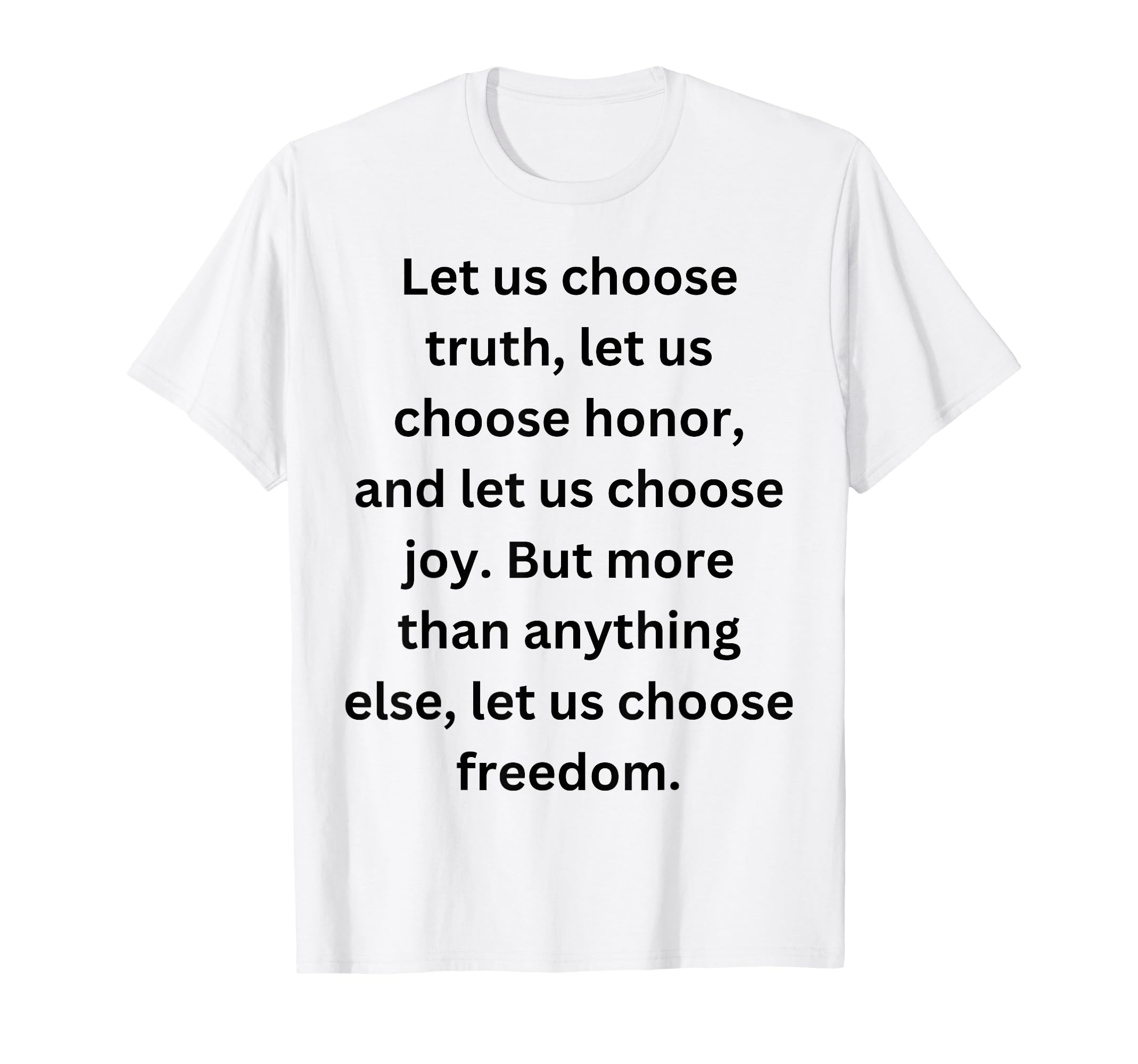 Let Us Choose Joy Let Us Choose T-Shirt - Novelty Apparel Men Women - T-Shirt, Sweatshirt, Hoodie