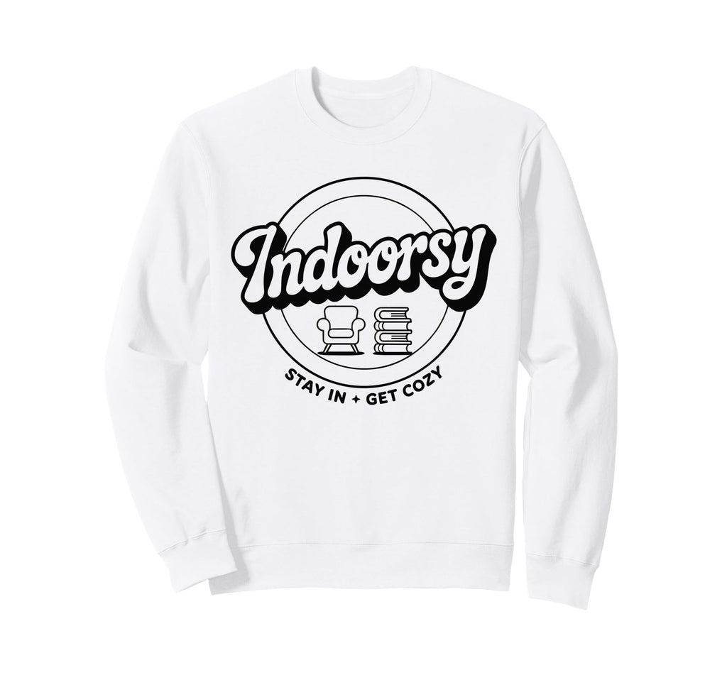 Indoorsy Antisocial Introvert Sweatshirt - Custom Art Print Men Women - T-Shirt, Sweatshirt, Hoodie