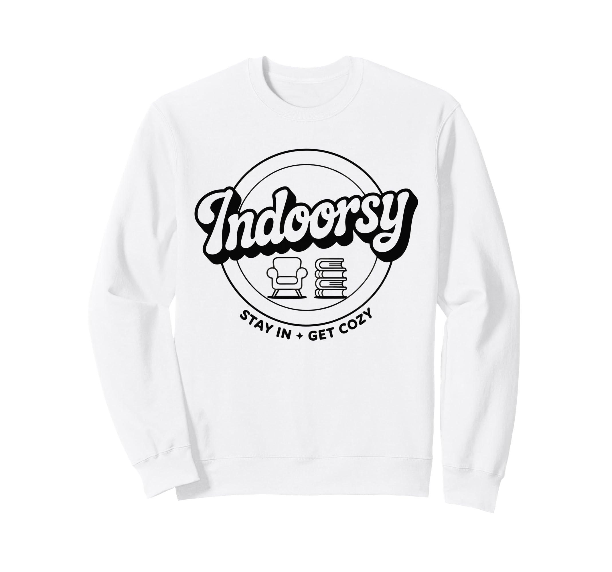 Indoorsy Antisocial Introvert Sweatshirt - Custom Art Print Men Women - T-Shirt, Sweatshirt, Hoodie