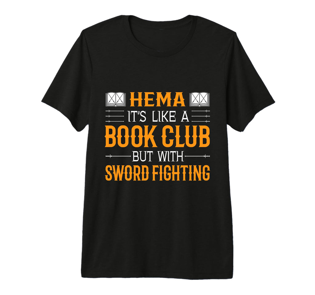 Hema Book Club Sword Fighting Tri T-Shirt - Casual Everyday Wear Unisex - T-Shirt, Sweatshirt, Hoodie