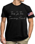 This is The Turning Point Graphic Shirts for Men Freedom T-Shirt Turning Point America Flag Tee - T-Shirt, Sweatshirt, Hoodie