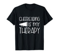 Cheerleading Is My Therapy Cheerleader T-Shirt - Novelty Apparel for Adults - T-Shirt, Sweatshirt, Hoodie