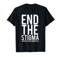 Mental Health Awareness End Stigma T-Shirt - Fun Novelty Design for Adults - T-Shirt, Sweatshirt, Hoodie