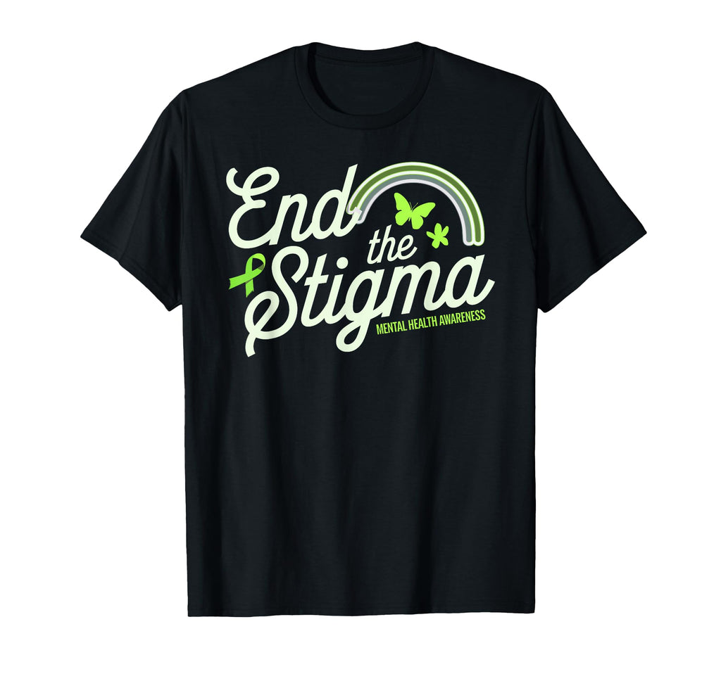End Stigma Mental Health Awareness T-Shirt - Custom Art Print for Adults - T-Shirt, Sweatshirt, Hoodie