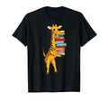 Giraffe Lots Books Readers Club Funny T-Shirt - Custom Art Print Men Women - T-Shirt, Sweatshirt, Hoodie