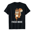 Funny Squirrel Yoga Focus Mode T-Shirt - Aesthetic Graphic Men Women - T-Shirt, Sweatshirt, Hoodie
