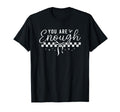 You Are Enough Checkerboard Bow T-Shirt - Trendy Graphic for Adults - T-Shirt, Sweatshirt, Hoodie