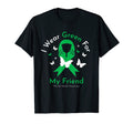 I Wear Green My Friend Mental Health T-Shirt - Custom Art Print Unisex - T-Shirt, Sweatshirt, Hoodie
