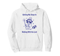 Getting My Steps Walking Lord Raccoon Hoodie - Unique Graphic Unisex - T-Shirt, Sweatshirt, Hoodie
