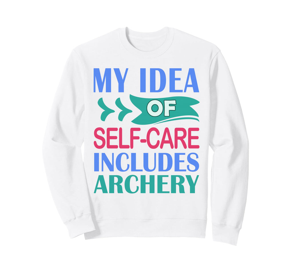 Funny Archer Hunting My Self Sweatshirt - Fun Novelty Design for Adults - T-Shirt, Sweatshirt, Hoodie