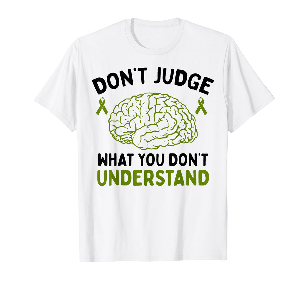 Dont Judge Depression Anxiety Mental T-Shirt - Custom Art Print for Adults - T-Shirt, Sweatshirt, Hoodie