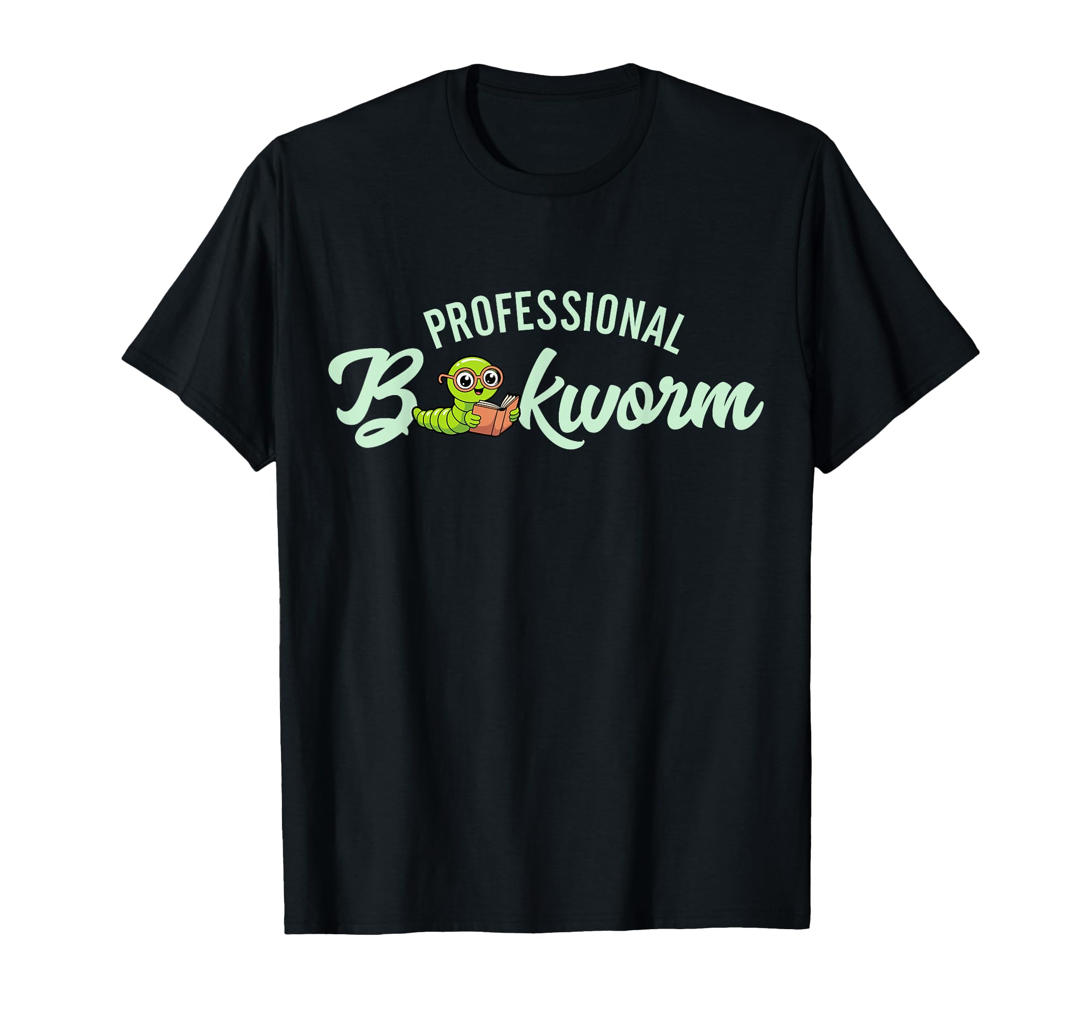 Professional Bookworm Bookish Book Nerd T-Shirt - Custom Art Print Unisex - T-Shirt, Sweatshirt, Hoodie
