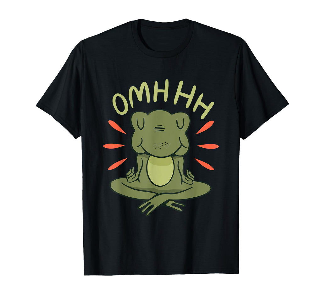 Frog Mindfulness Meditation Relaxing T-Shirt - Unique Graphic Men Women - T-Shirt, Sweatshirt, Hoodie