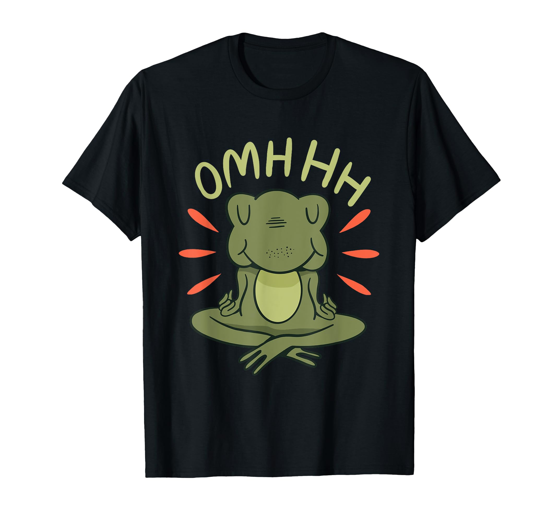 Frog Mindfulness Meditation Relaxing T-Shirt - Unique Graphic Men Women - T-Shirt, Sweatshirt, Hoodie