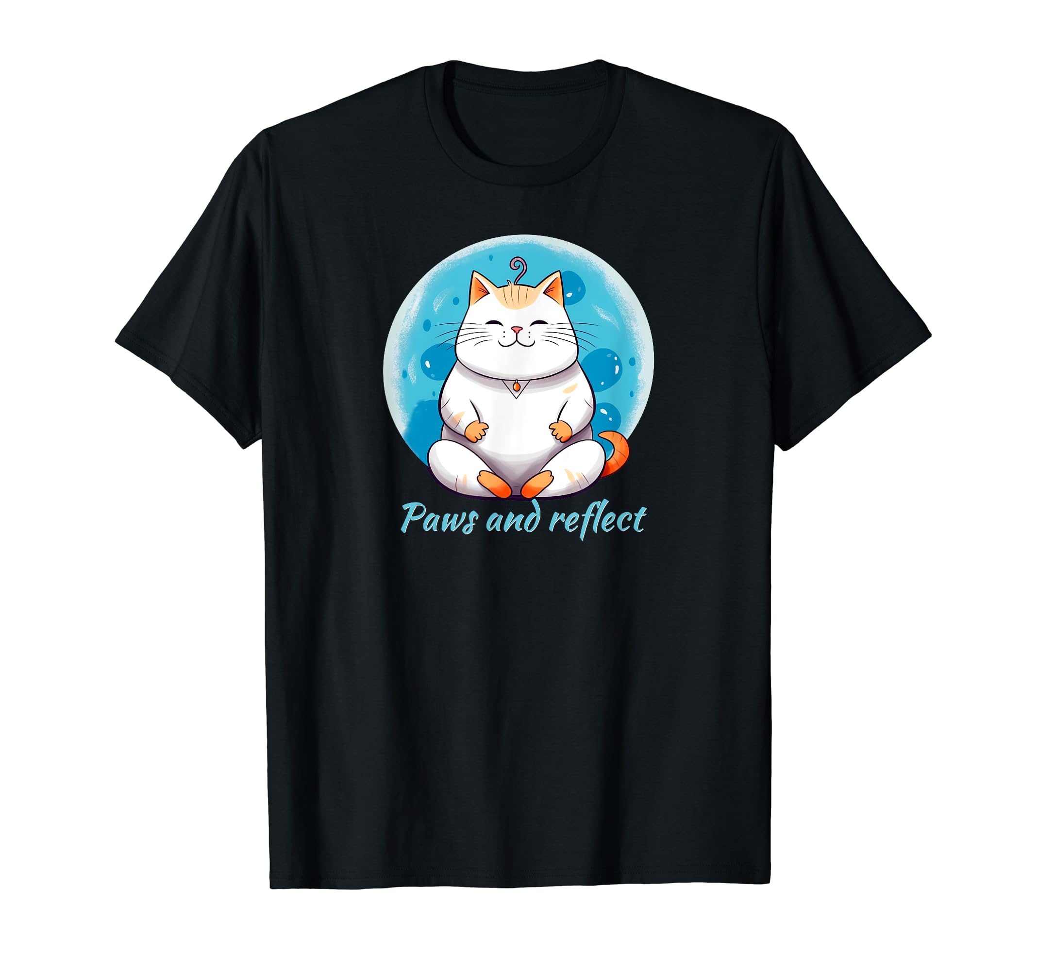Zen Cat Meditation Mindfulness Yoga Cat T-Shirt - Novelty Apparel Unisex - T-Shirt, Sweatshirt, Hoodie