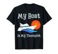 My Boat Is My Therapist Spring T-Shirt - Aesthetic Graphic Men Women - T-Shirt, Sweatshirt, Hoodie