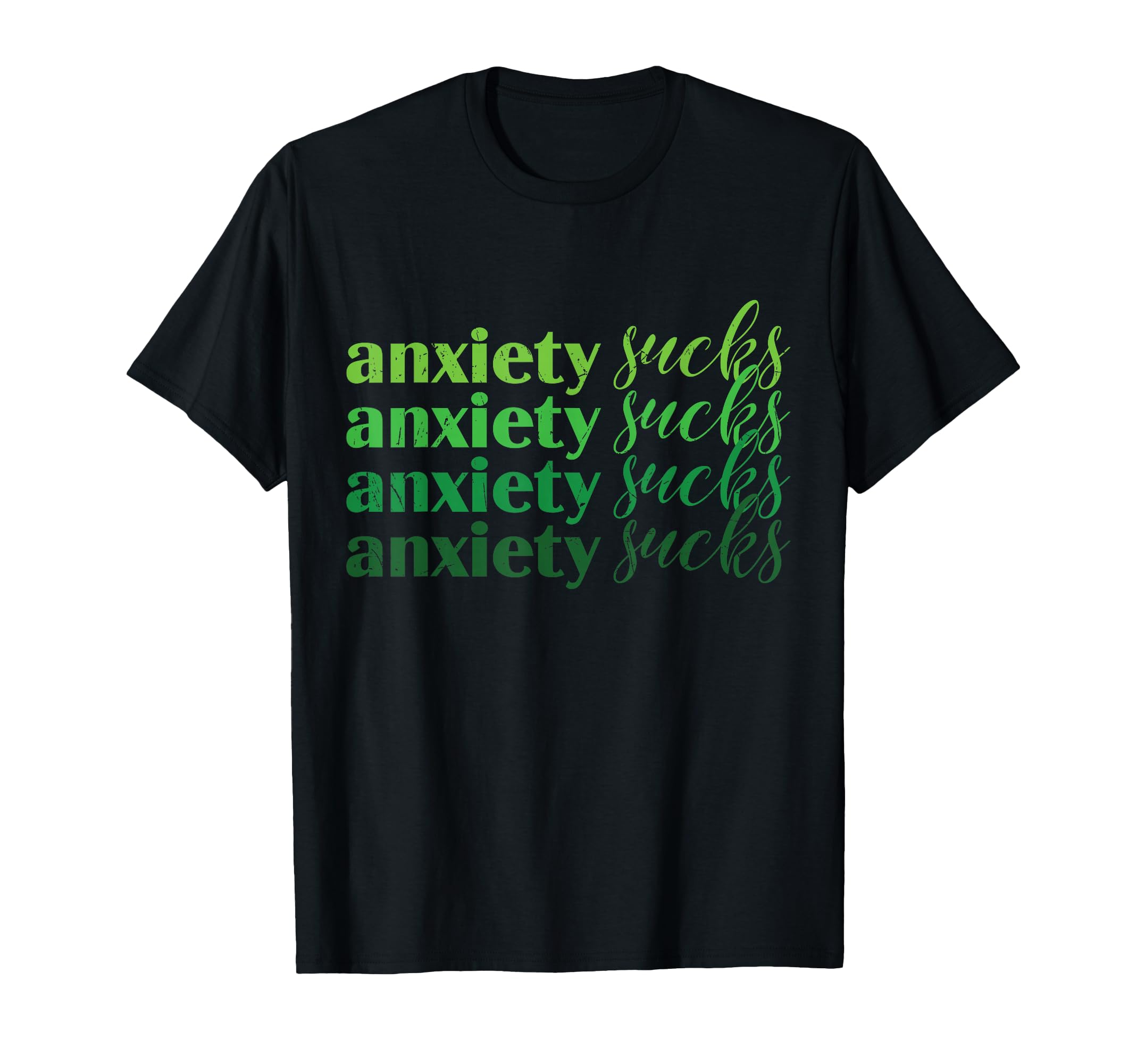 Green Ribbon Mental Health Awareness T-Shirt - Unique Graphic Men Women - T-Shirt, Sweatshirt, Hoodie