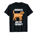 Goldendoodles Are My Therapy T-Shirt - Casual Everyday Wear for Adults - T-Shirt, Sweatshirt, Hoodie