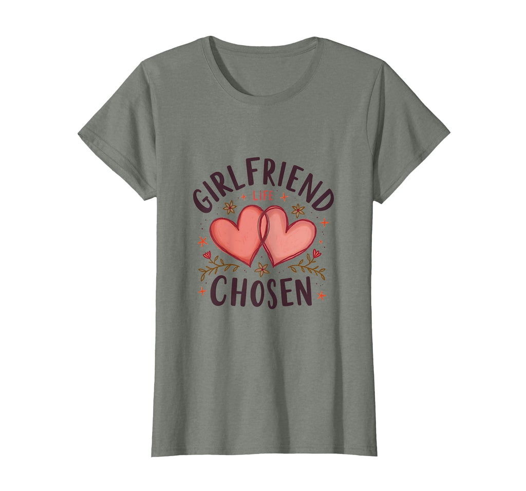 Girlfriend Life Chosen Proud Partner T-Shirt - Custom Art Print Men Women - T-Shirt, Sweatshirt, Hoodie