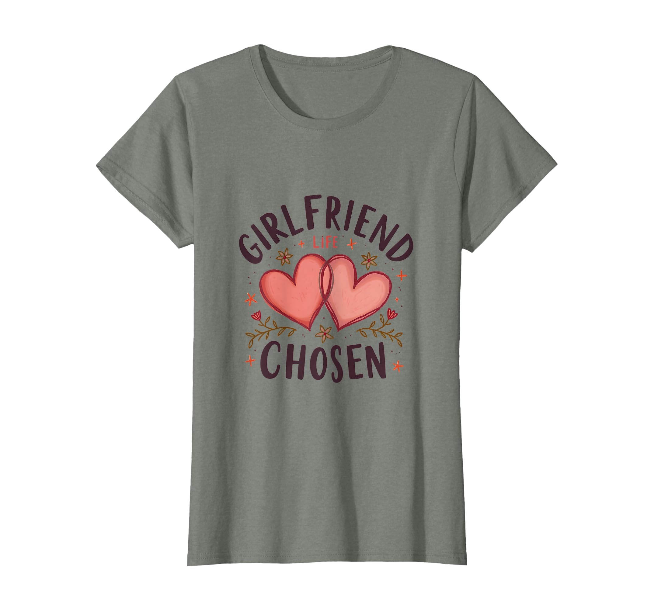 Girlfriend Life Chosen Proud Partner T-Shirt - Custom Art Print Men Women - T-Shirt, Sweatshirt, Hoodie