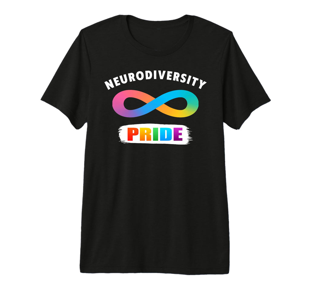 Neurodiversity Rainbow Infinity T-Shirt - Trendy Graphic for Adults - T-Shirt, Sweatshirt, Hoodie
