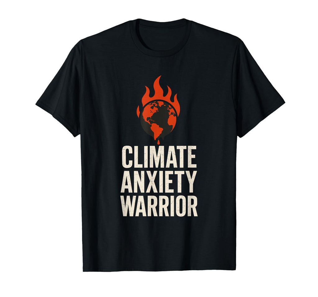 Climate Change Anxiety Gen Z Eco T-Shirt - Minimalist Print for Adults - T-Shirt, Sweatshirt, Hoodie