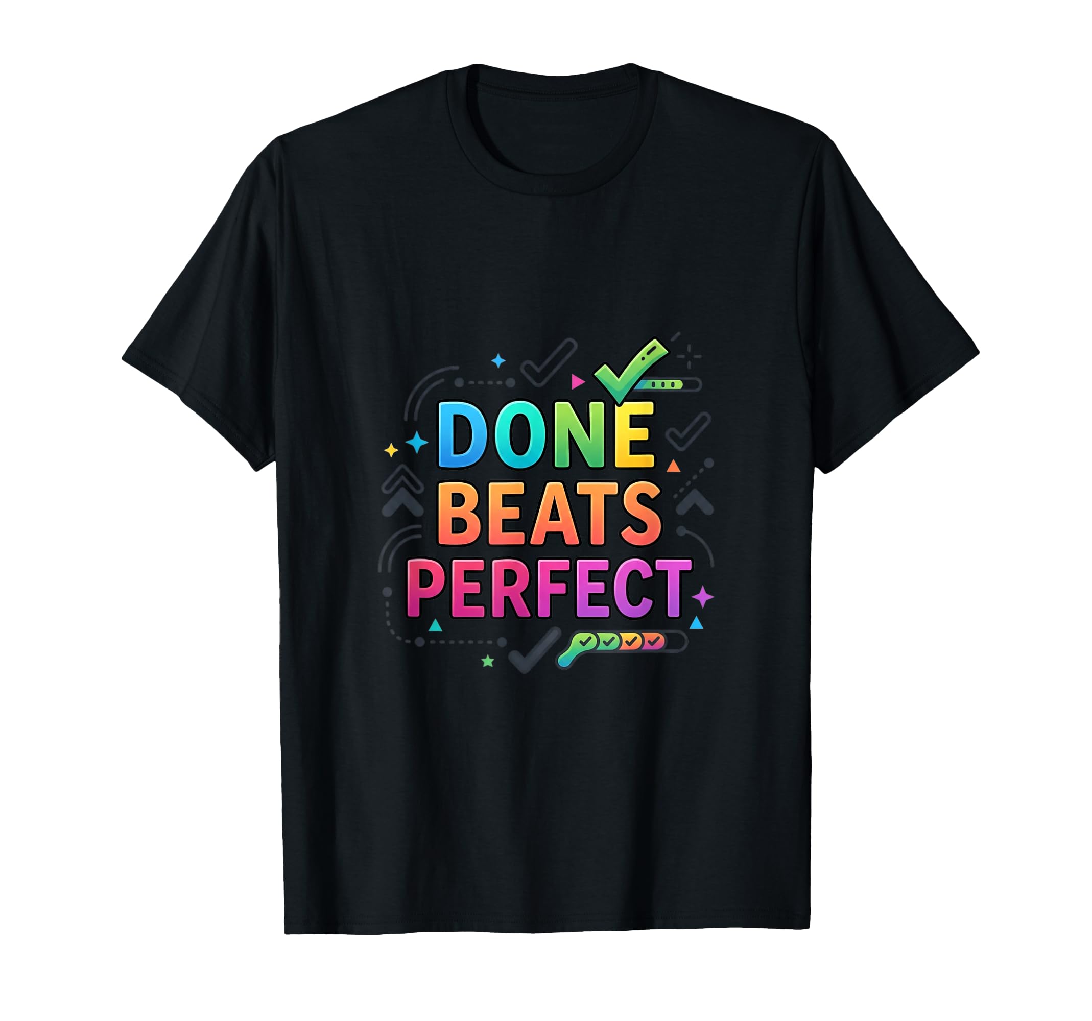 Progress Over Perfection Success T-Shirt - Streetwear Style for Adults - T-Shirt, Sweatshirt, Hoodie