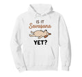 Is It Savasana Yet Funny Dog Yoga Hoodie - Unique Graphic Unisex - T-Shirt, Sweatshirt, Hoodie