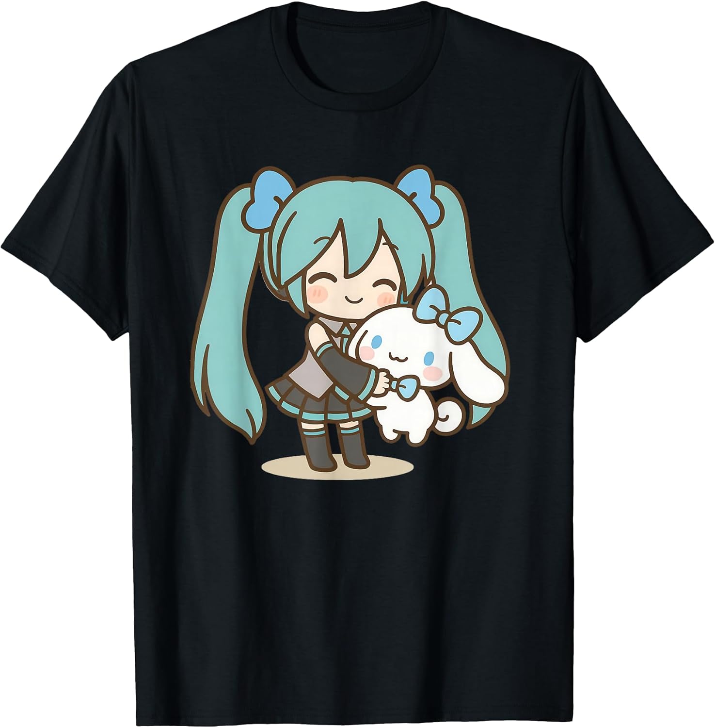 Cute Anime Manga Girl Miku Singer Singing Music Lover Kawaii T-Shirt Unisex T-shirt, Sweatshirt, Hoodie, Long Sleeve Tee - T-Shirt, Sweatshirt, Hoodie