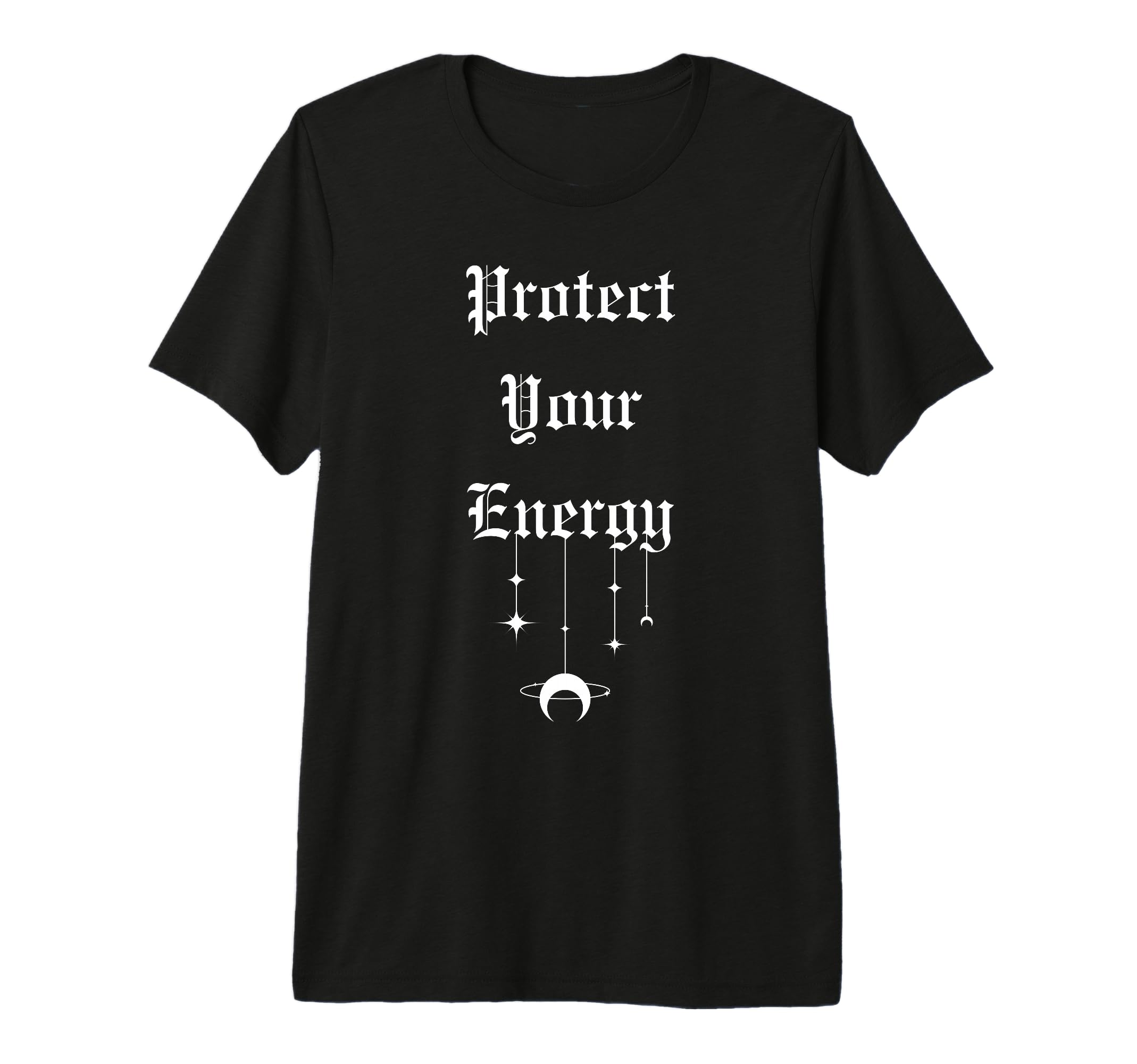 Protect Your Energy Spiritual Crystals T-Shirt - Custom Art Print Unisex - T-Shirt, Sweatshirt, Hoodie