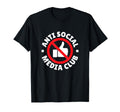 Anti Social Media Club T-Shirt - Novelty Apparel for Adults - T-Shirt, Sweatshirt, Hoodie