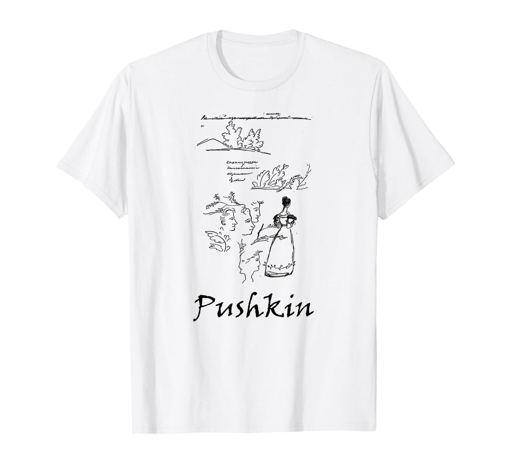 Russian Literature Pushkin University T-Shirt - Unique Graphic Unisex - T-Shirt, Sweatshirt, Hoodie