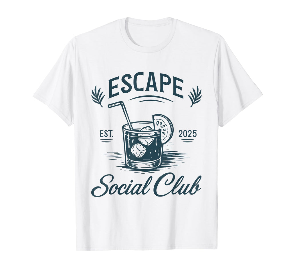 Escape Social Club Island Luxe Introvert T-Shirt - Unique Graphic Unisex - T-Shirt, Sweatshirt, Hoodie