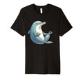 Meditation Dolphin Yoga Pose T-Shirt - Minimalist Print for Adults - T-Shirt, Sweatshirt, Hoodie