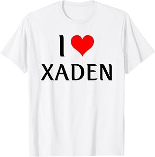 I Love Xaden T-Shirt Unisex T-shirt, Sweatshirt, Hoodie, Long Sleeve Tee - T-Shirt, Sweatshirt, Hoodie