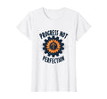 Progress Not Perfection Motivational T-Shirt - Graphic Print for Adults - T-Shirt, Sweatshirt, Hoodie