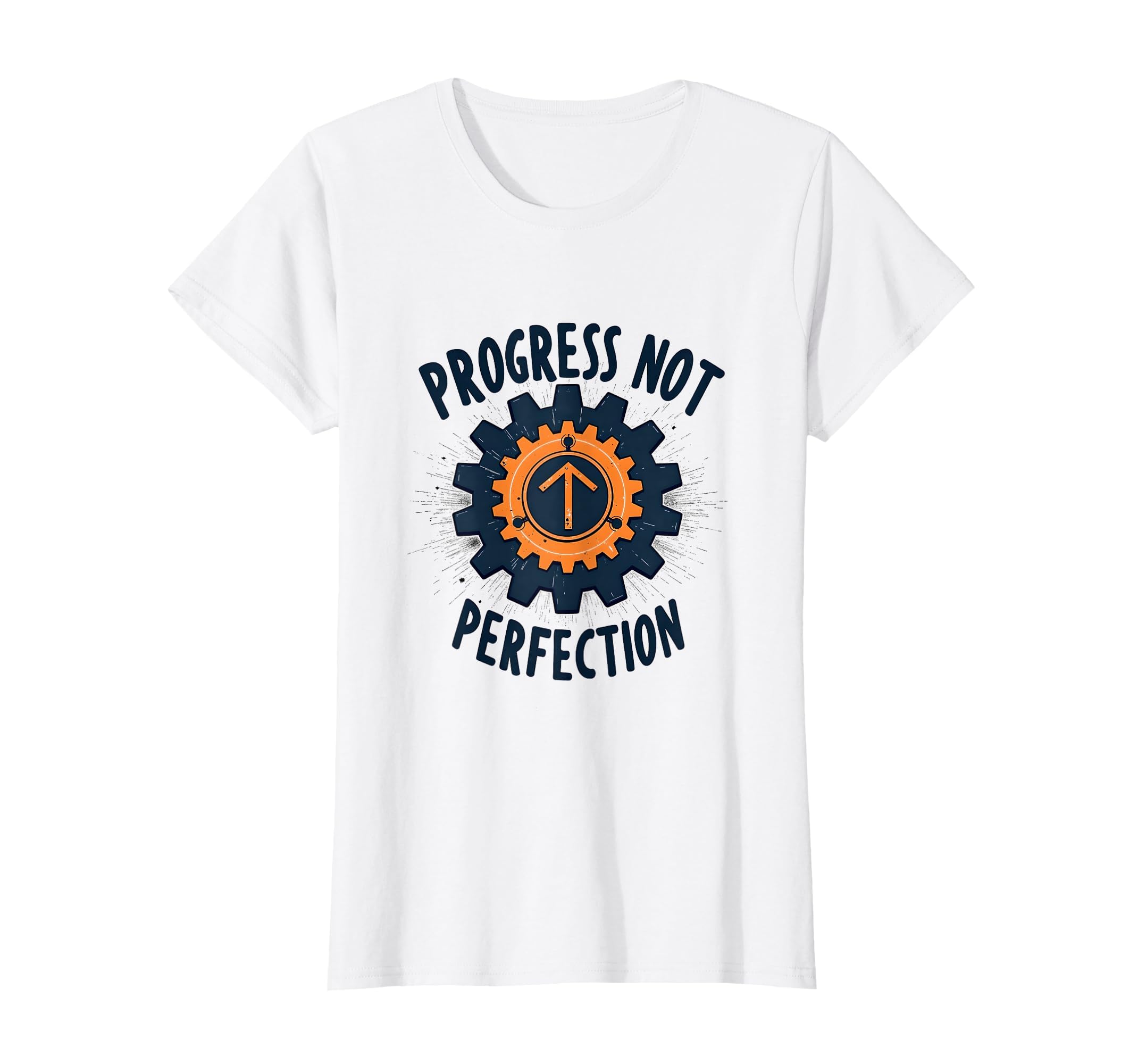 Progress Not Perfection Motivational T-Shirt - Graphic Print for Adults - T-Shirt, Sweatshirt, Hoodie