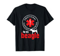 Emotional Support Human My Beagle T-Shirt - Custom Art Print for Adults - T-Shirt, Sweatshirt, Hoodie