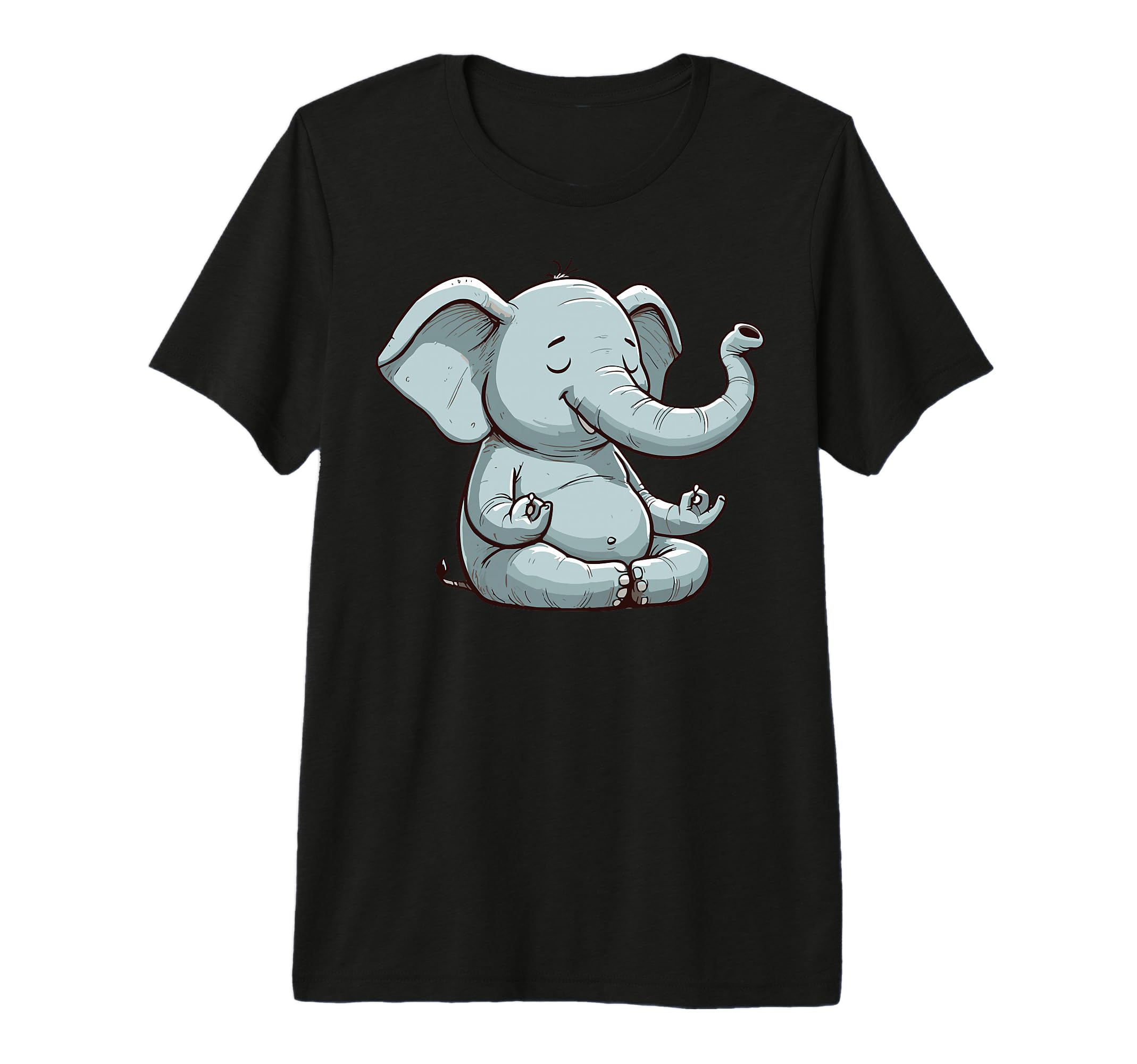 Meditation Elephant Yoga Pose T-Shirt - Streetwear Style Men Women - T-Shirt, Sweatshirt, Hoodie
