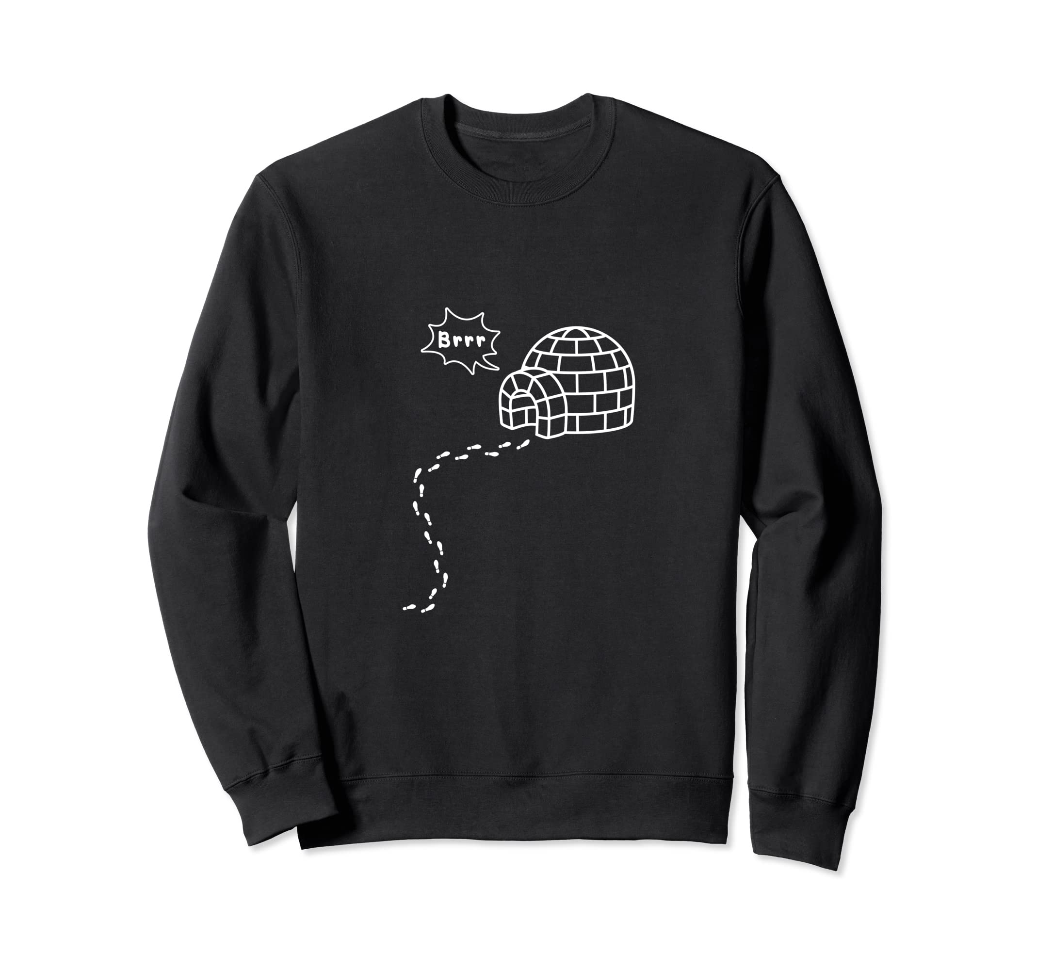 Igloo Freezing Eskimo Funny Sweatshirt - Custom Art Print Men Women - T-Shirt, Sweatshirt, Hoodie