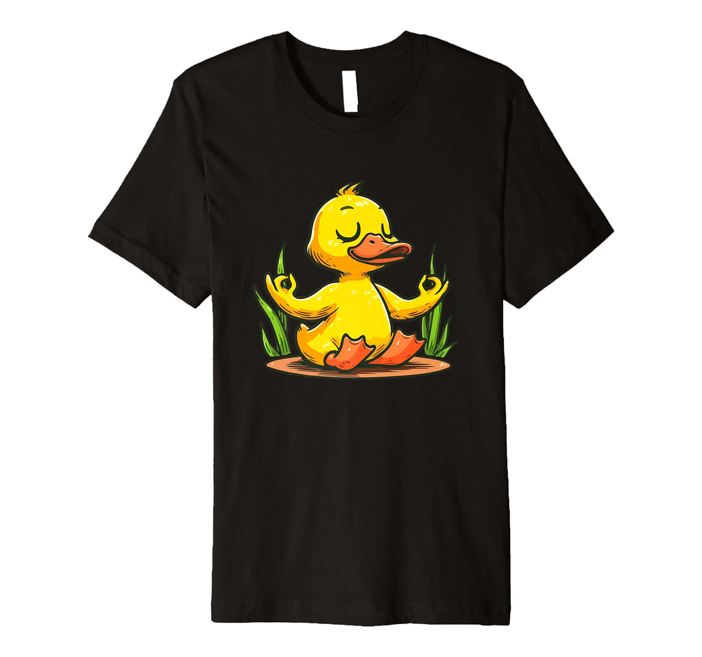 Meditation Duck Yoga Pose Relaxing T-Shirt - Novelty Apparel for Adults - T-Shirt, Sweatshirt, Hoodie