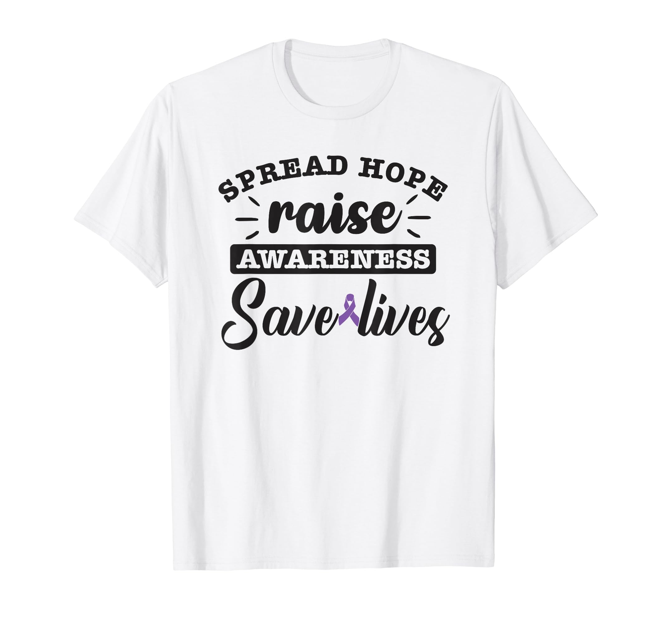Spread Hope Raise Awareness Save T-Shirt - Streetwear Style for Adults - T-Shirt, Sweatshirt, Hoodie