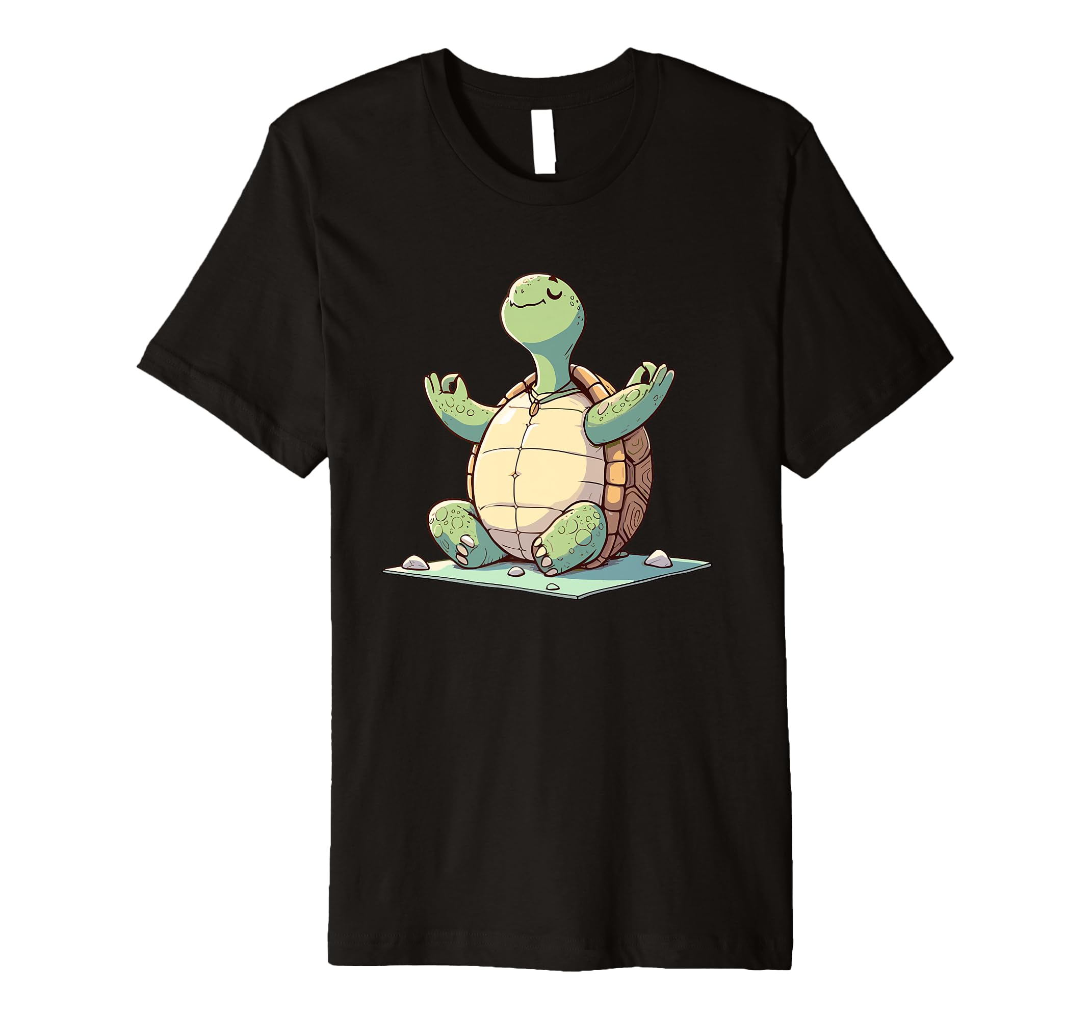 Meditation Tortoise Turtle Yoga Pose T-Shirt - Casual Everyday Wear Unisex - T-Shirt, Sweatshirt, Hoodie